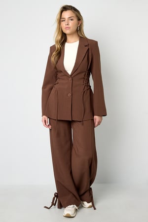 Taillierter Blazer mit Schnürung h5 Bild10